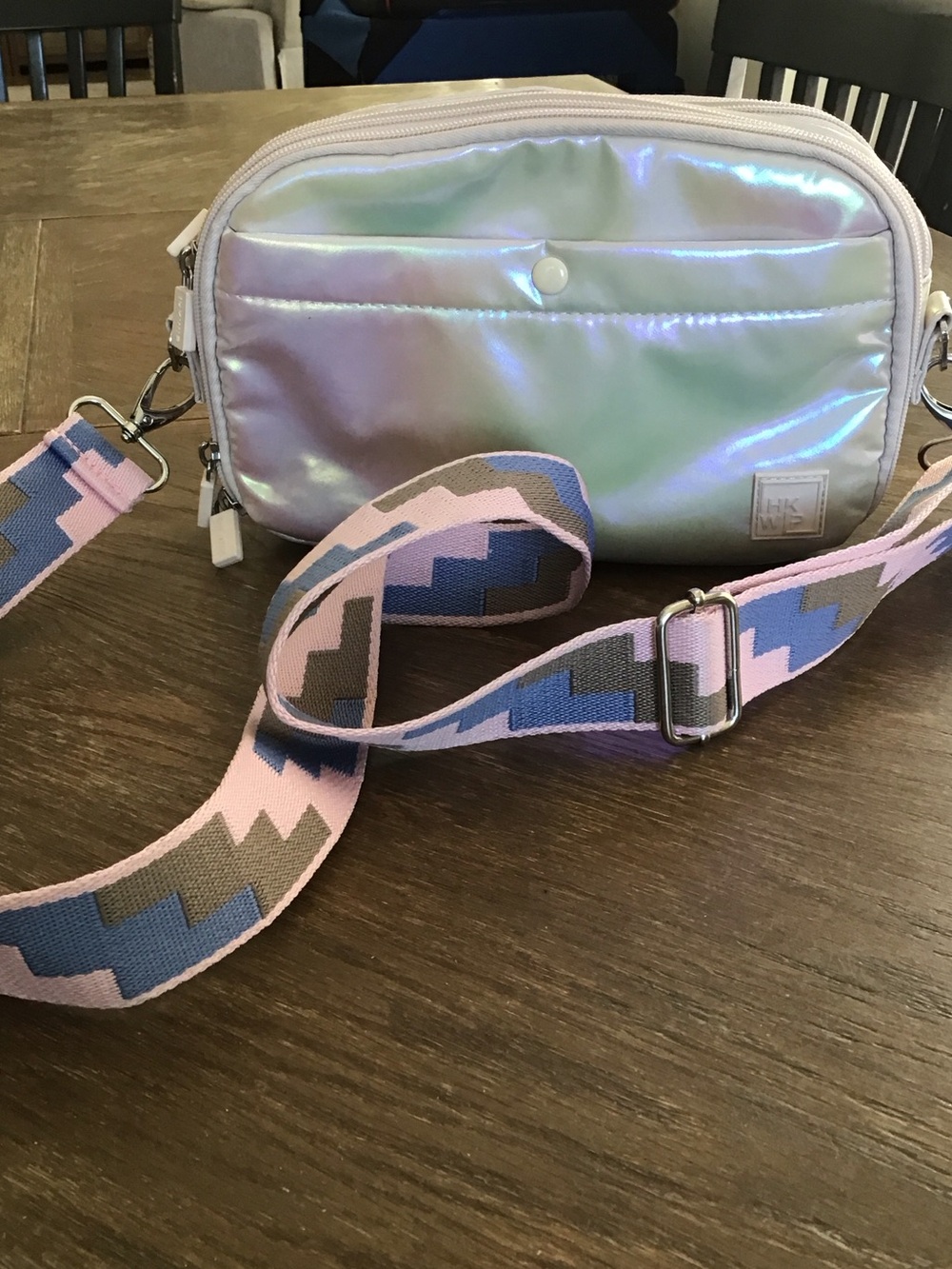 IHKWIP Day to Day Convertible Crossbody Bag in Iridescent Shimmer